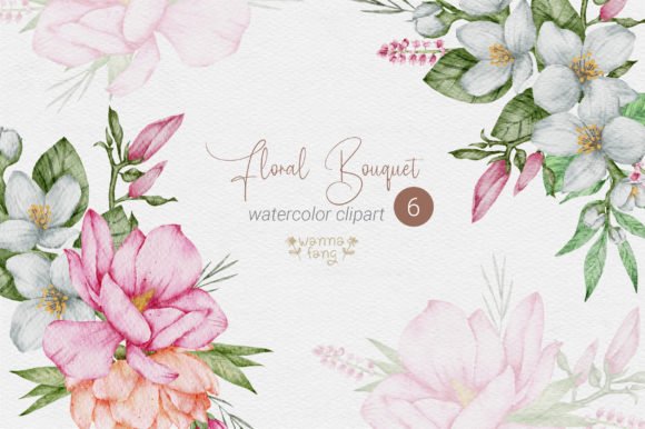 Blooming Wedding Flower Bouquet Clipart: A Designer's Dream
