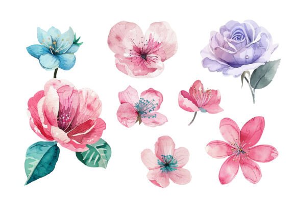 Botanical Flowers EPS for Wedding: A Watercolor Design Guide