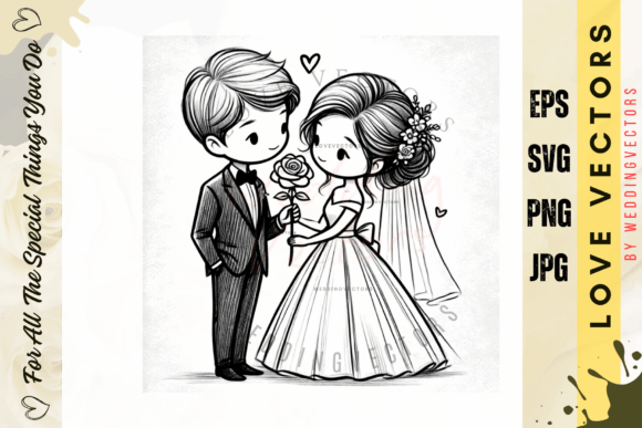 C465: Crafting Wedding Romance with Fine Art Vectors