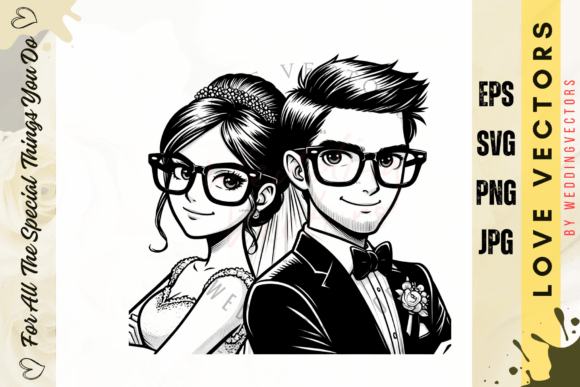 C5010: Capturing Romance in Modern Vector Art