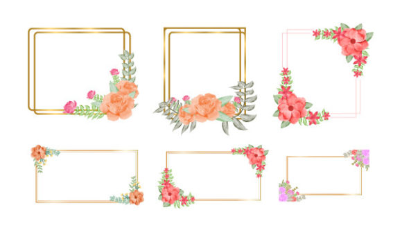 Effortless Elegance: Using Watercolor Frames in Your Designs