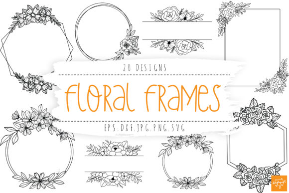 Elegant Botanical Borders for Modern Wedding Stationery