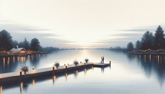 Twilight Dock Wedding: Capture Romance in Your Designs