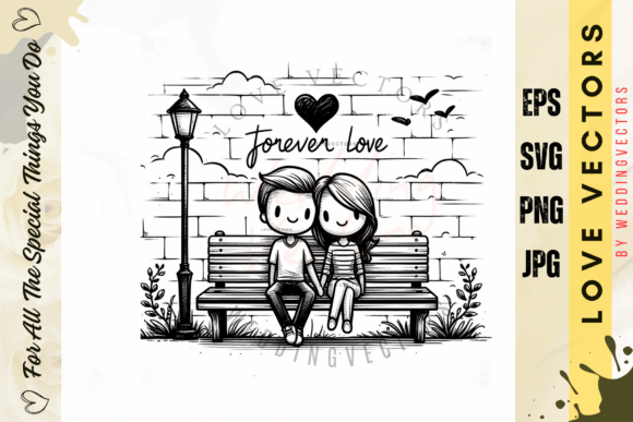 Wedding Couple and Love Vectors - C543: A Designer's Guide to Romance